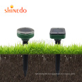 Shinedo Solar Mole Repellent Yard Stakes, Ultrasonic Outdoor Pest Control Rodent Repeller Spikes for Lawn and Garden